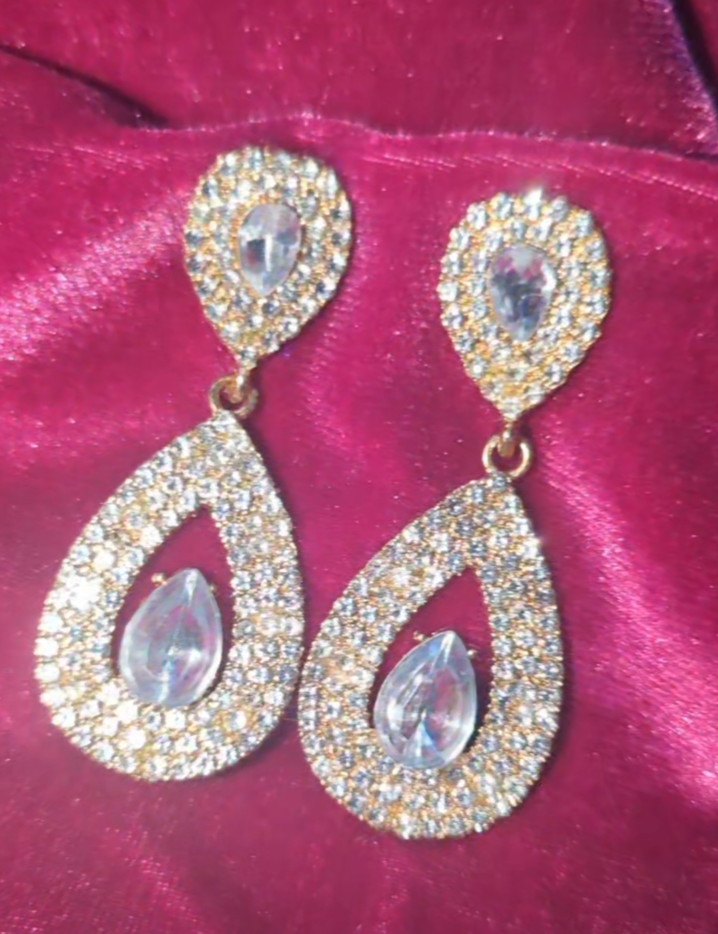 Earings - sparkle drop