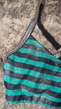 Load and play video in Gallery viewer, Blue &amp; Teal Stripe Croppie
