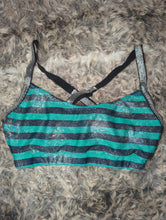 Load image into Gallery viewer, Blue &amp; Teal Stripe Croppie
