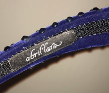 Load image into Gallery viewer, Couture Alice Band (blue velvet)
