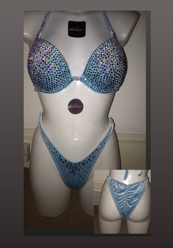 Bikini - Baby blue velvet