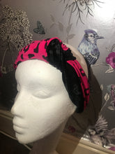 Load image into Gallery viewer, Couture Alice Band (pink cheetah print)

